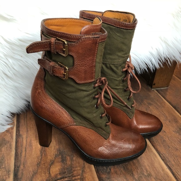 ralph lauren lace up boots